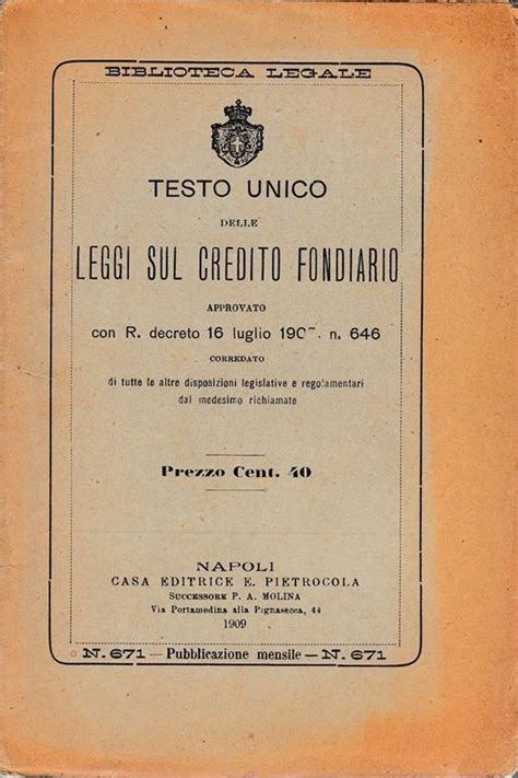 rd 646/20|REGIO DECRETO 16 luglio 1905, n. 646 .
